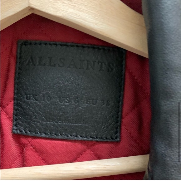 Gidley Biker jacket by All Saints - Picture 3 of 4